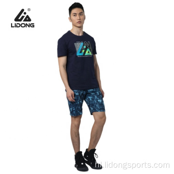 Aangepast Logo Printing Mens Athletic Sport T -shirt